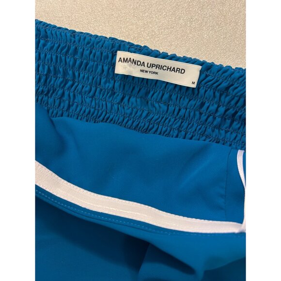 Amanda Uprichard Tally Strapless Dress $207 Size Medium Electric Teal Revolve - Picture 7 of 7